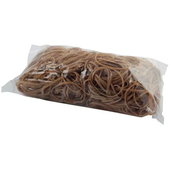 Value 0670081 Size 32 75mm x 3mm Rubber Bands - Natural (454g Pack)