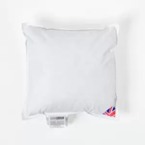 Duck Down Cushion Pad 30 x 30cm (12 x 12') - White - Homescapes