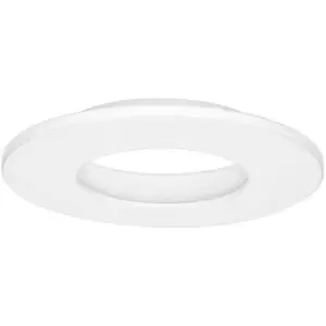 Aurora Enlite E8 Fixed IP65 Aluminium Downlight Bezel - White - EN-BZE8W