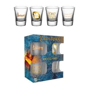 Lord of the Rings Ring Shot Glasses