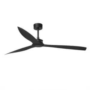 Faro just - Matt Black Ceiling Fan With dc Motor 178cm Smart - Remote Included