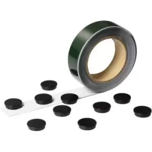 Durable Metal Tape with 10 Magnets