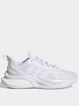 adidas Sportswear Alphabounce+ Sustainable Bounce Lifestyle Running Trainers, White, Size 10, Men