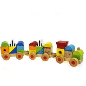 Wooden Stacking Train Activity Toy