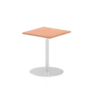 Italia Poseur Table Square 600600 Top 725 High Beech