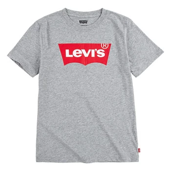 Levis BATWING TEE boys's Childrens T shirt in Grey - Sizes 2 years,3 ans,4 years,5 years,6 years,8 years