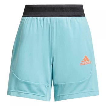 adidas HEAT. RDY Sport Shorts Kids - Mint Ton / Black / Vivid Red