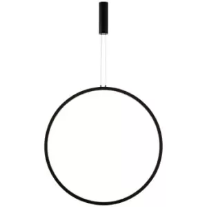 Merano Gresham Integrated LED Pendant Ceiling Light Sandy Black Aluminium LED 48W 1684Lm 3000K