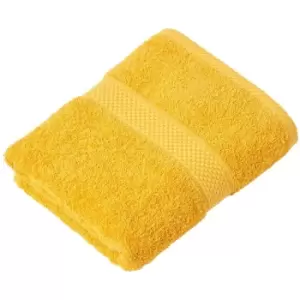 HOMESCAPES Turkish Cotton Bath Towel, Ochre - Ochre