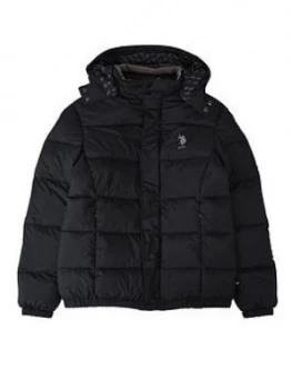 U.S. Polo Assn. Flexi Style Heavy Padded Jacket - Black Size M Men