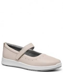 Hotter Slender Mary Jane Shoes - Beige, Size 5, Women