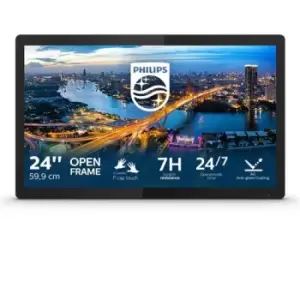 Philips B Line 242B1TFL/00 Touch Screen monitor 60.5cm (23.8") 1920 x 1080 pixels Multi-touch Black