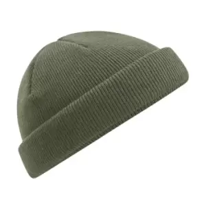 Beechfield Unisex Adult Fisherman Recycled Beanie (One Size) (Olive Green)