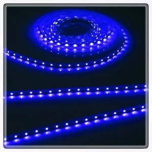 KnightsBridge Blue 12V LED IP67 Flexible Outdoor Rope Lighting Strip - 5 Meter