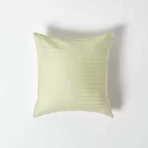 Sage Green Continental Egyptian Cotton Pillowcase 330 Thread Count, 40 x 40cm - Sage Green - Sage Green - Homescapes