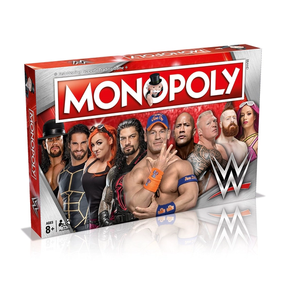 WWE Monopoly Wrestling Edition Family Fun Sports Board Game