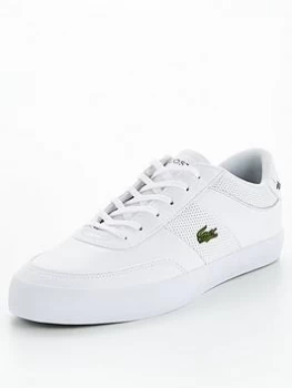 Lacoste Court-Master Leather Trainers - White Size 9, Men