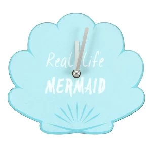 Real Life Mermaid Shell Clock