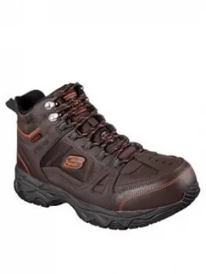 Skechers Ledom Boot, Brown, Size 12, Men