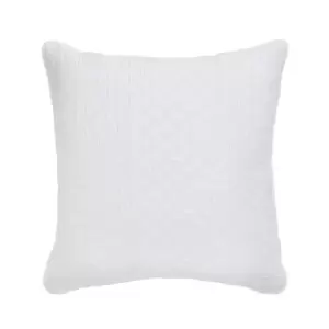 Ted Baker T Quilted Pillow Sham - 65x65cm - White