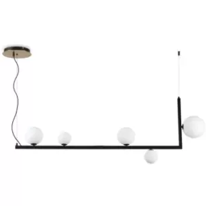 Ideal Lux Birds Globe Bar Pendant Ceiling Light Black