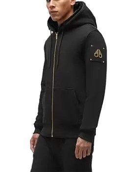 Moose Knuckles Linden Bunny Slim Fit Zip Hoodie