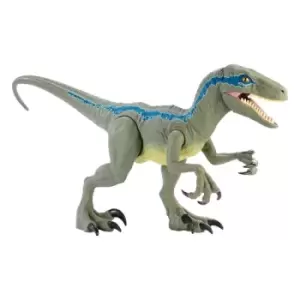 Jurassic World Dino Rivals Action Figure Super Colossal Velociraptor Blue 45 cm