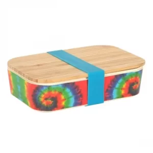 Tie Dye Bamboo Lunch Box