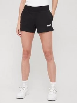 Puma Puma Training Essential 4" Sweat Shorts - Black, Size S, Women