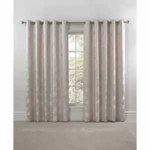 Emma Barclay Blossom Eyelet Curtain 46 x 72 Cream (pair)