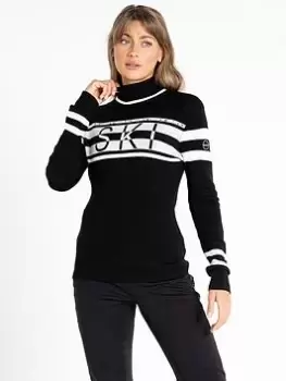 Dare 2b Laura Whitmore Crystal Clear Sweater - Black/White, Size 12, Women