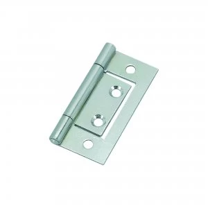 Wickes Flush Hinge - Zinc 51mm Pack of 2