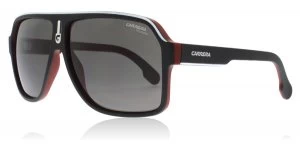 Carrera CA1001/S Sunglasses Black / Red BLX Polariserade 62mm