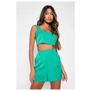 I Saw It First Woven Tailored Shorts - Green