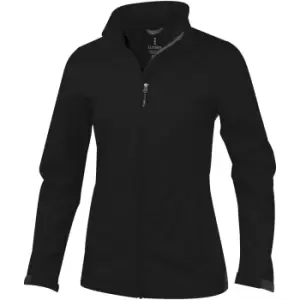 Elevate Womens/Ladies Maxson Softshell Jacket (XL) (Solid Black)