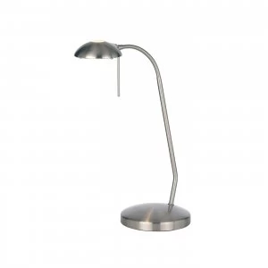 Table Lamp Satin Chrome, G9