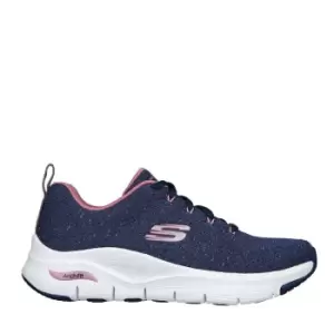 Skechers Knit Lace-Up W Air-Cool - Blue