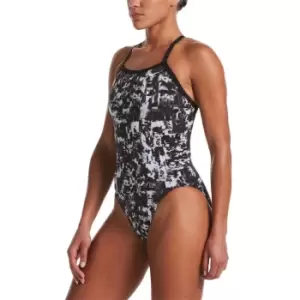 Nike Racer Back Swimsuit Ladies - Black