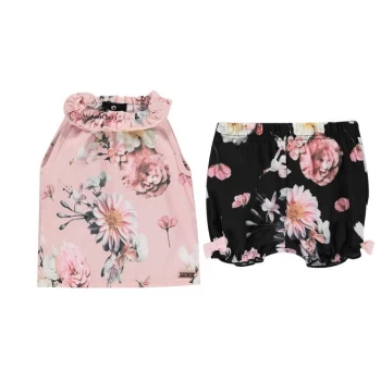 Firetrap Bloomer Set Baby Girls - Midnight Floral