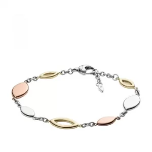 Ladies Fossil Multi colour gold Classics Bracelet