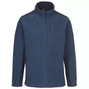 Trespass Mens Farantino Fleece Jacket (XXS) (Smokey Blue Stripe)