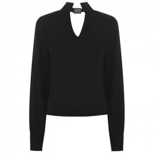 Biba Filagre Tie Top - Black