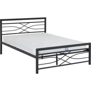 Seconique Kelly 5' Bed - Black