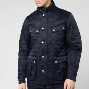 Barbour International Mens Ariel Quilt Jacket - Navy - XL