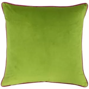 Riva Home Meridian Cushion Cover (55 x 55cm) (Lime/Hot Pink) - Lime/Hot Pink