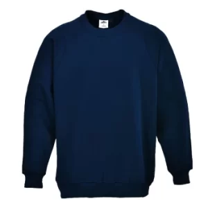 Portwest Mens Roma Sweatshirt Navy 5XL