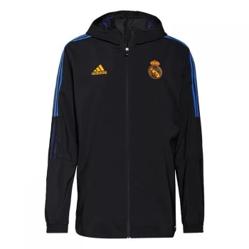 adidas Real Madrid Tiro Presentation Track Top Mens - Black