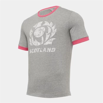 Macron Scotland T Shirt Mens - Grey