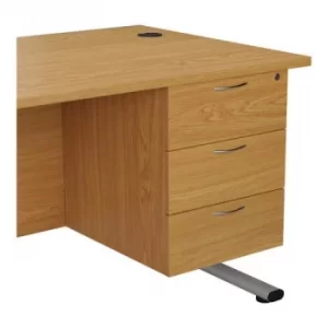 Jemini Nova Oak 3 Drawer Fixed Pedestal TESHP3NO