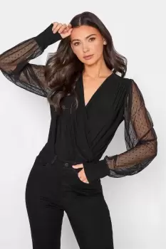 Tall Mesh Sleeve Bodysuit